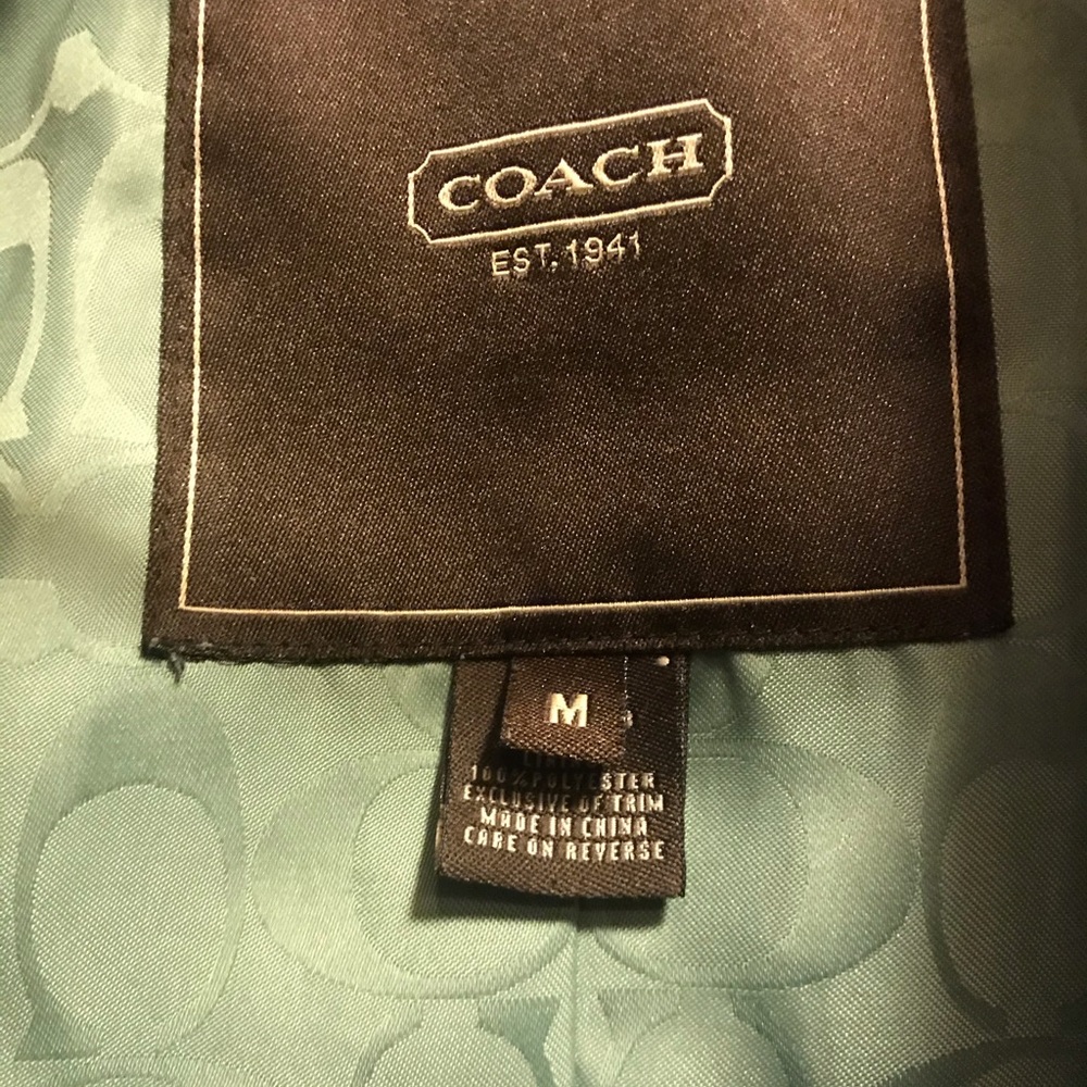 Coach vintage wool and mohair coat